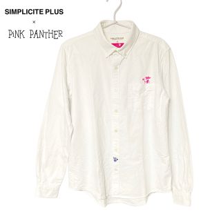 SIMPLICITE PLUS - SIMPLICITE PLUS×PINK PANTHER シャツ 白 サイズ38