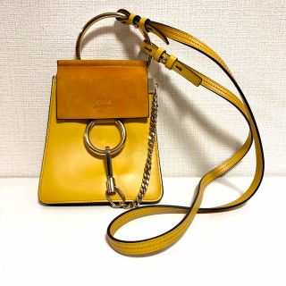 クロエ　faye フェイ　ミニバッグ　ショルダーバッグ　イエロー　ミニバッグ