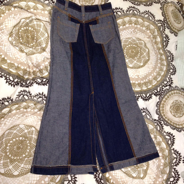 OLIVEdesOLIVE(オリーブデオリーブ)のOLIVE デニムロングスカート☆ レディースのスカート(ロングスカート)の商品写真