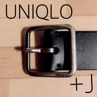 ユニクロ(UNIQLO)のUNIQLO  +J ユニクロ　プラスジェイ　ジルサンダー  ベルト　ブラック(ベルト)
