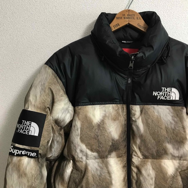 Supreme - 込☆SUPREME/TNF”FUR PRINT NUPTSE JACKET”Mの通販 by