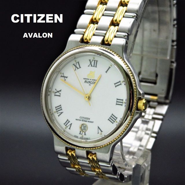 CITIZEN(シチズン)のCITIZEN AVALON 腕時計 デイト コンビカラー ローマン  メンズの時計(腕時計(アナログ))の商品写真