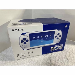 プレイステーションポータブル(PlayStation Portable)のレア　PSP-3000 (PSPJ-30018) ホワイト/ブルー(携帯用ゲーム機本体)