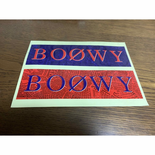 BOOWY ステッカー