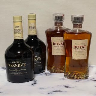 サントリー(サントリー)の新品未開封　ウィスキー　4本セット　スペシャルリザーブ　ロイヤルスリム(ウイスキー)
