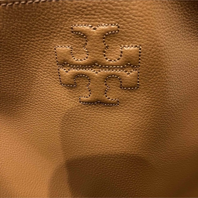 Tory Burch(トリーバーチ)の【良品】トリーバーチ　エラ　ELLA  キャンバス　レザー　トートバッグ レディースのバッグ(トートバッグ)の商品写真