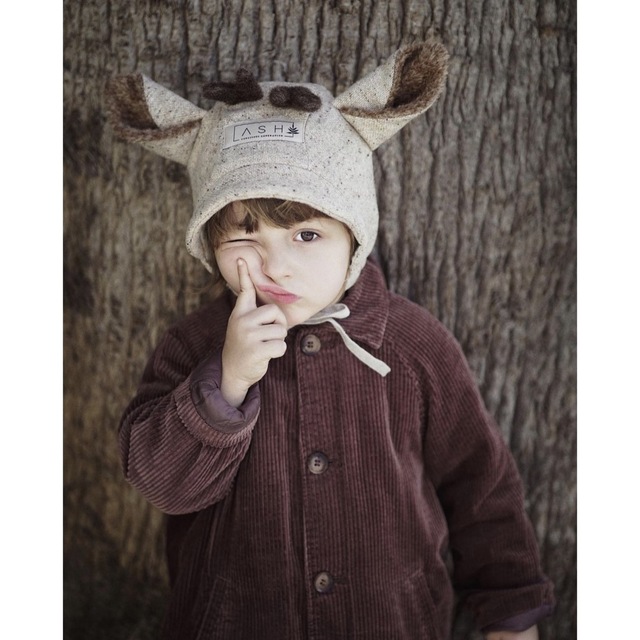 ASH(アッシュ)のash generation OAT DEER BONNET 47 キッズ/ベビー/マタニティのこども用ファッション小物(帽子)の商品写真