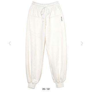 バブルス(Bubbles)のbasic zip logo pants meltthelady(カジュアルパンツ)