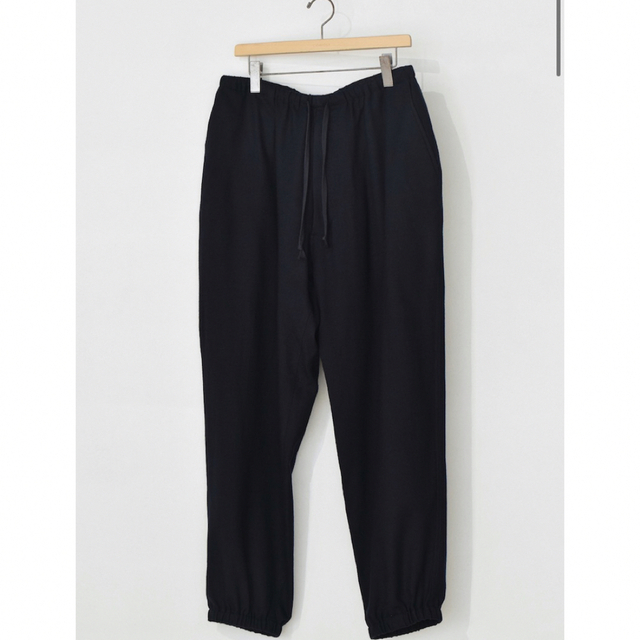 COMOLI - COMOLI(コモリ) ウールビエラ ドロストパンツ (NAVY) 22AWの