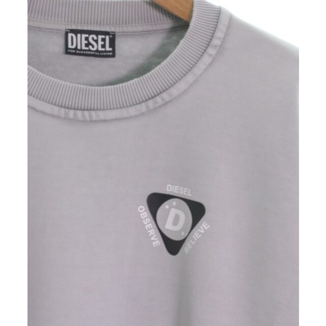 DIESEL(ディーゼル)のDIESEL ディーゼル スウェット L グレー 【古着】【中古】 メンズのトップス(スウェット)の商品写真