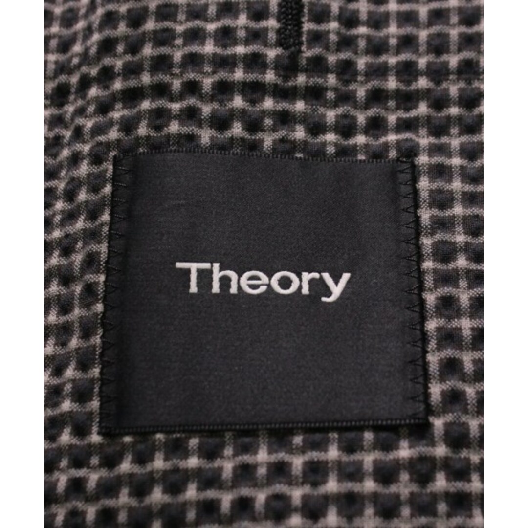 theory(セオリー)のTheory カジュアルジャケット 40(M位) グレー系x茶系(チェック) 【古着】【中古】 メンズのジャケット/アウター(テーラードジャケット)の商品写真