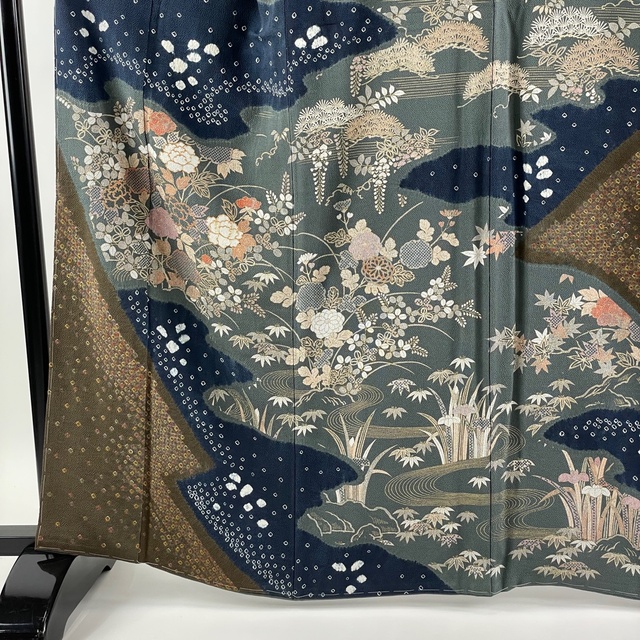 訪問着 美品 名品 身丈163cm 裄丈64.5cm 正絹 【中古】