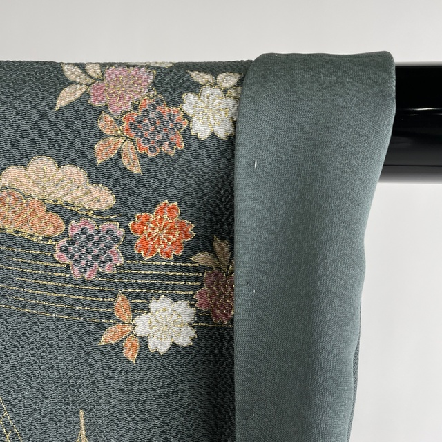 訪問着 美品 名品 身丈163cm 裄丈64.5cm 正絹 【中古】