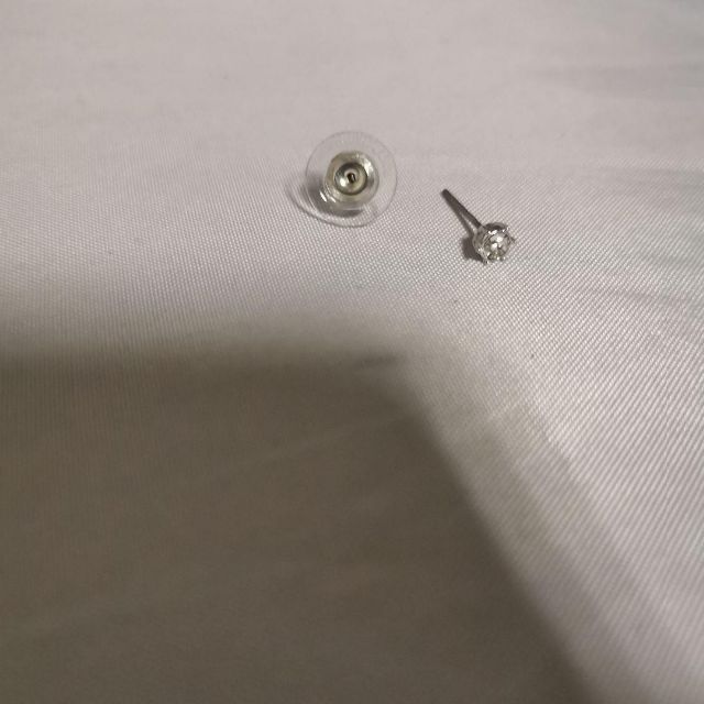 438新品 スワロフスキー ネックレス ピアス セット てんとう虫