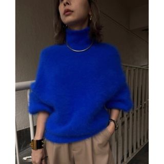 17AW 発売中！ameri プルオーバーニット ライトブルー