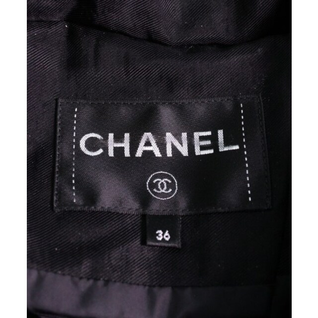 独創的 CHANEL - 【古着】【中古】 黒 36(XS位) ダウンジャケット 独創的 CHANEL - 【古着】【中古】 黒 36(XS位) ダウンジャケット