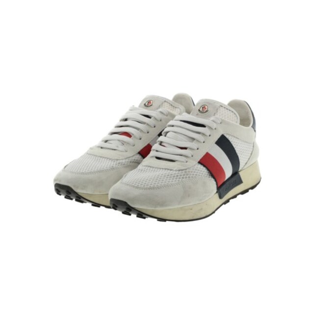 MONCLER - MONCLER モンクレール スニーカー 40(25cm位) 白x赤x紺
