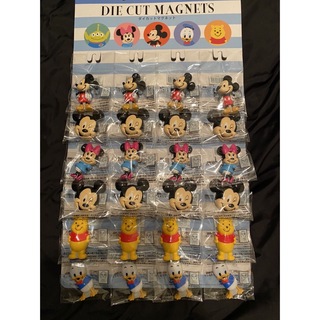 ディズニー(Disney)のDisney ダイカット 樹脂製マグネット（磁石） 24個セット(その他)