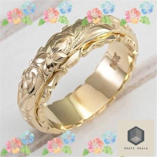 US5号 9号 ハワイアンジュエリー リング 3点セットの通販 by シェル