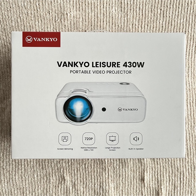 新品未使用品★VANKYO 小型プロジェクター LEISURE 430W