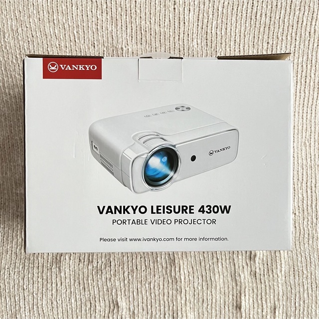 新品未使用品★VANKYO 小型プロジェクター LEISURE 430W