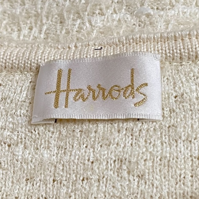 Harrods(ハロッズ)のHarrods ハロッズ ジャケット アイボリー系 レディース レディースのジャケット/アウター(ノーカラージャケット)の商品写真