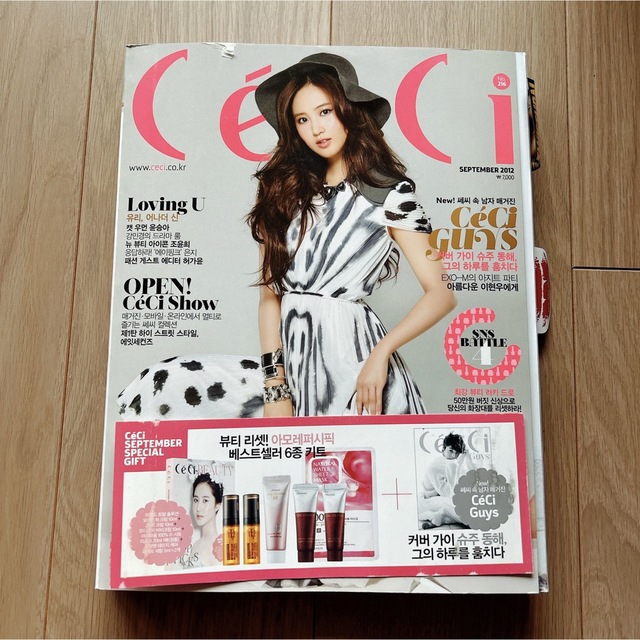 ceci セッシ 2012年9月号 No.216 韓国雑誌 少女時代 ユリ エンタメ/ホビーの雑誌(ファッション)の商品写真