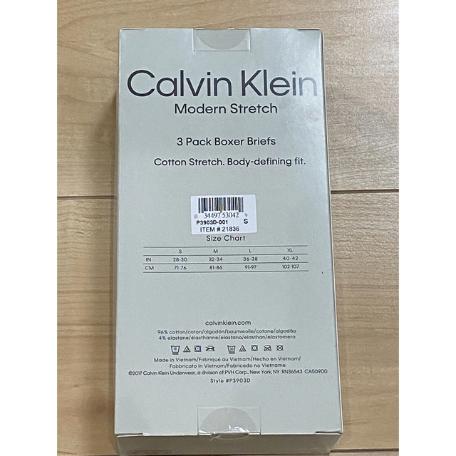 Calvin Klein(カルバンクライン)の新品⭐︎ カルバンクライン ボクサーパンツBLACK 3枚セット メンズのアンダーウェア(ボクサーパンツ)の商品写真