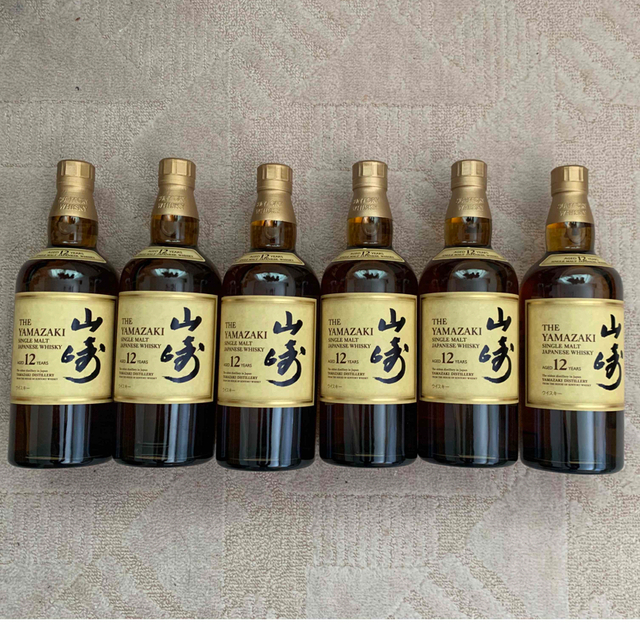 1着でも送料無料】 山崎12年 6本セット 700ml 新品未使用 ウイスキー