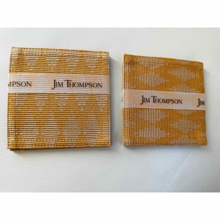 ジムトンプソン(Jim Thompson)のジムトンプソン　コースター　4枚セット　ゴールド色(テーブル用品)