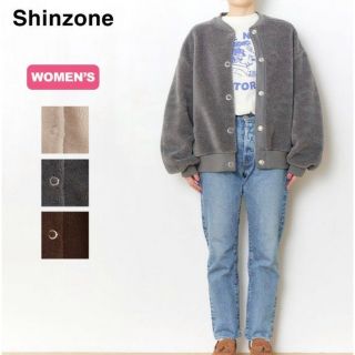 Shinzone ボアケープリンブルゾン シンゾーン ボア カーディガン