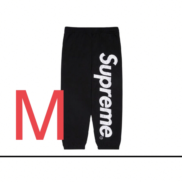 パンツSupreme Satin Applique Sweatpant