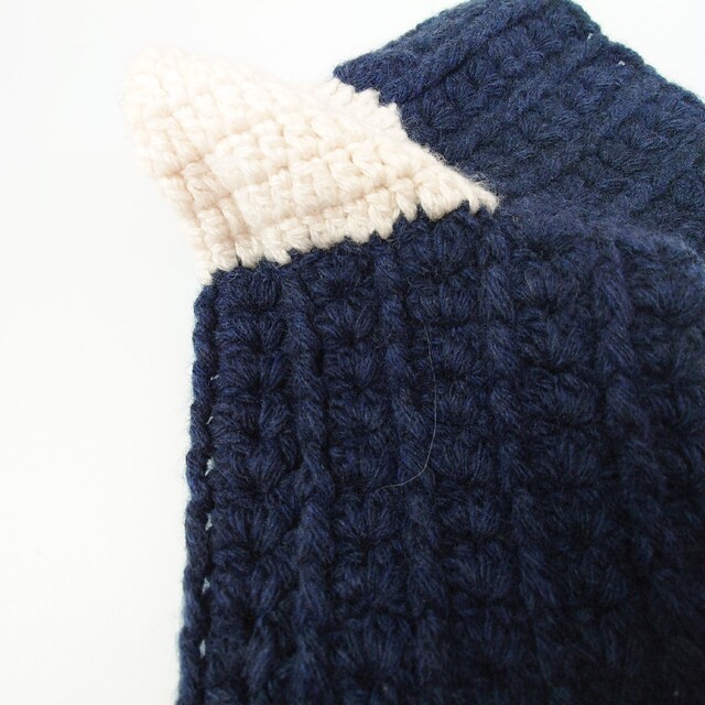【暖か！極厚手】カシミヤ混、手編みの靴下S～Mサイズ　S121 ハンドメイドのファッション小物(レッグウェア)の商品写真
