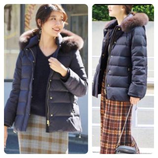 IENA - 2019AW IENA イエナフーデットショートダウンジャケット 36の
