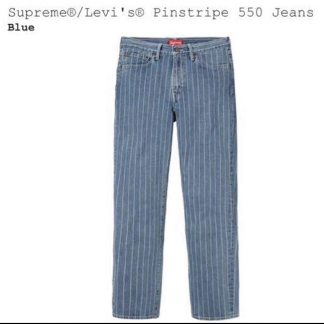 Supreme - XLサイズ18ss SUPREME×Levi’s Pinstripe 550