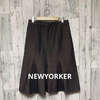 ニューヨーカー(NEWYORKER)のNEWYORKER ニューヨーカー　レディース　デニム　スカート(ひざ丈スカート)