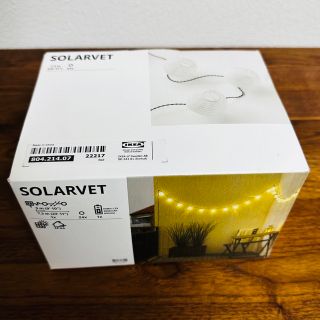 イケア(IKEA)のSOLARVET ソラールヴェート LEDライトチェーン 全24球(ライト/ランタン)