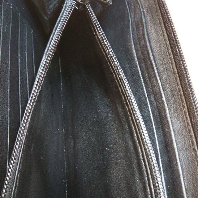 未使用 カルバンクライン 長財布 レザー ラウンドファスナー ブラック