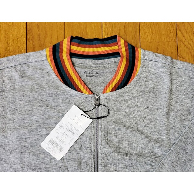 Paul Smith(ポールスミス)のポールスミス　新品　メンズ　ジップアップスウェット(マルチカラー/グレーL) メンズのトップス(スウェット)の商品写真