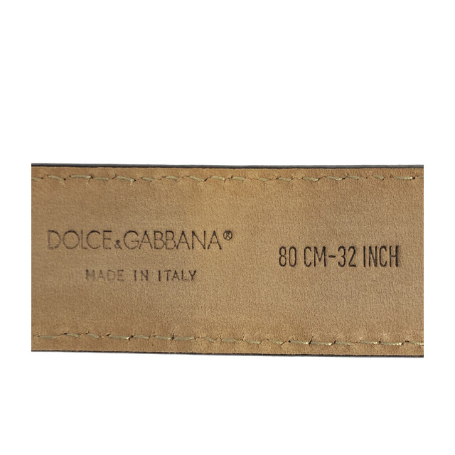 DOLCE&GABBANA(ドルチェアンドガッバーナ)のドルチェアンドガッバーナ ベルト DGロゴバックル ギボシ メンズ メンズのファッション小物(ベルト)の商品写真