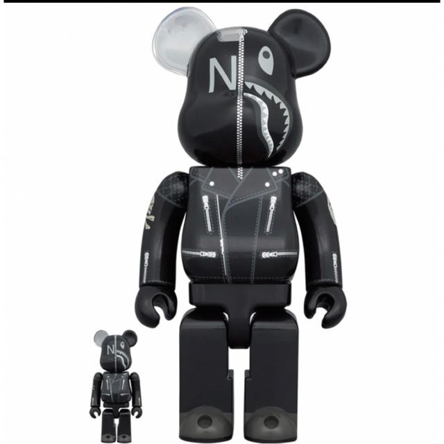 BE@RBRICK BAPE × NEIGHBORHOOD 100%&400%