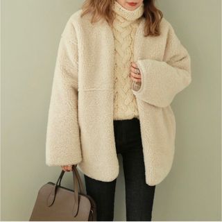 LAULEN / ボアコート　boa coat(その他)