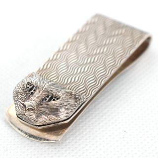 Gucci - グッチ GUCCI マネークリップ キャットヘッド Ag925 シルバー