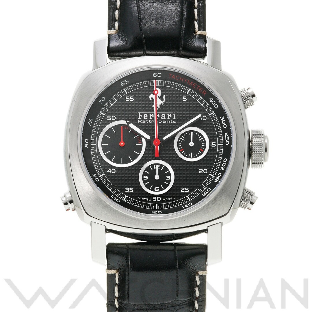 【おすすめ】 PANERAI OFFICINE - 腕時計 メンズ ブラック A番(2006年製造) F FER00005 PANERAI OFFICINE パネライ 中古 腕時計(アナログ)