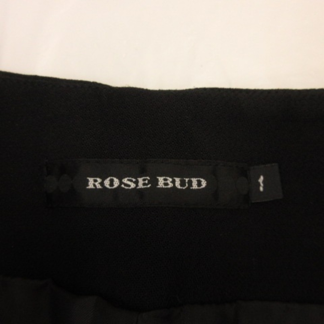 ROSE BUD(ローズバッド)のローズバッド ROSE BUD ショートパンツ ベージュ 黒 1 レディースのパンツ(ショートパンツ)の商品写真