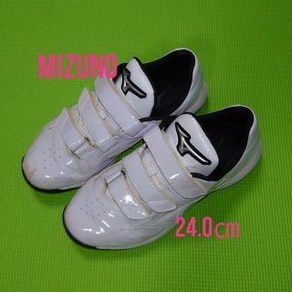 ミズノ(MIZUNO)のMIZUNO　少年野球アップシューズ　24.0㎝　中古(シューズ)