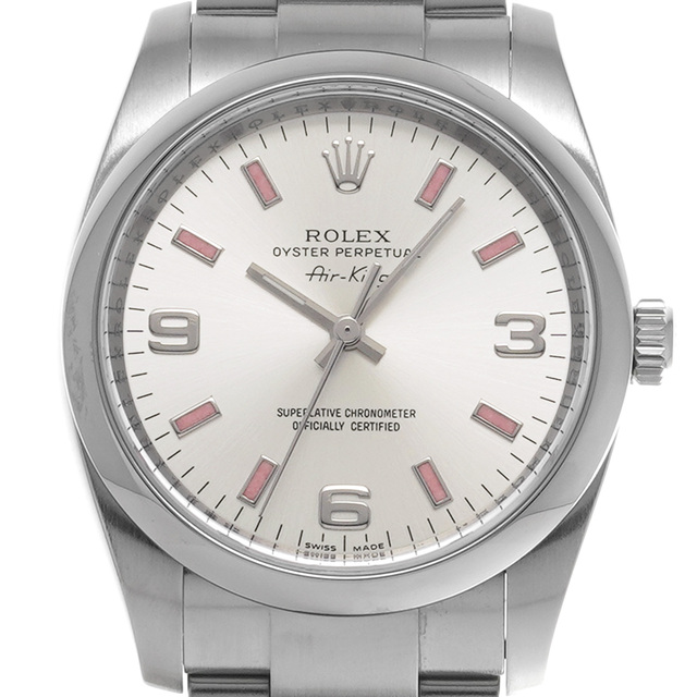 ROLEX(ロレックス)の中古 ロレックス ROLEX 114200 M番(2007年頃製造) シルバー メンズ 腕時計 メンズの時計(腕時計(アナログ))の商品写真