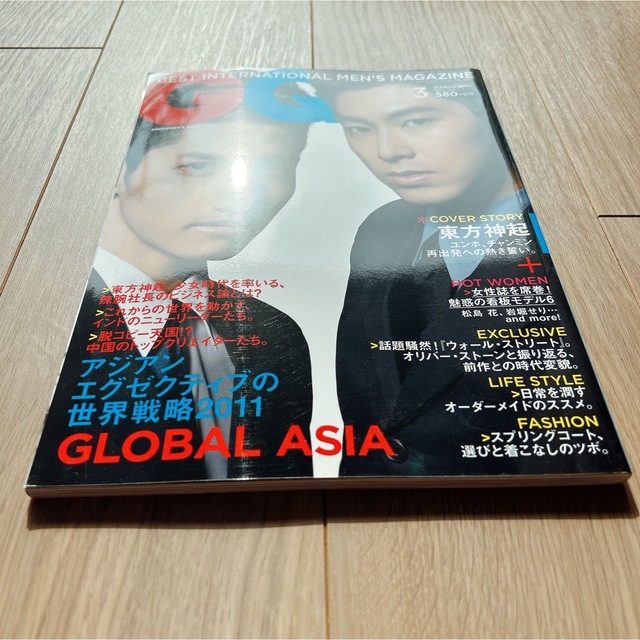 【美品】GQ JAPAN 2011年3月号 東方神起 エンタメ/ホビーの雑誌(その他)の商品写真