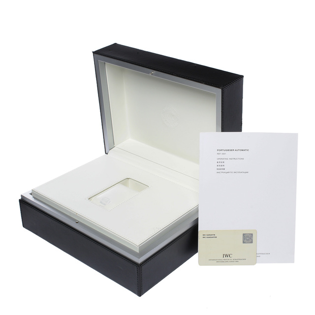 IWC - 中古 インターナショナルウォッチカンパニー IWC IW500109 ブラック メンズ 腕時計