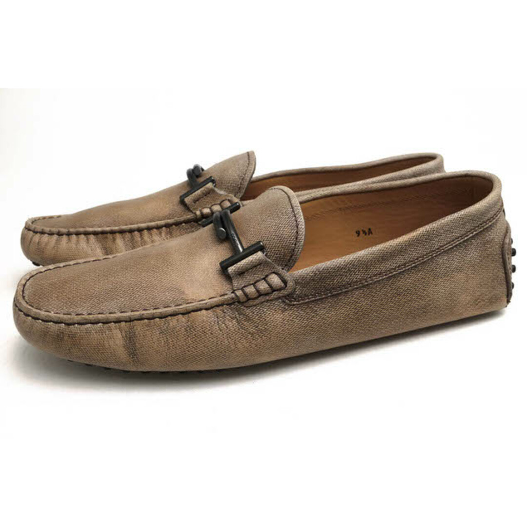 トッズ/TOD'S シューズ ドライビングシューズ 靴 メンズ 男性 男性用レザー 革 本革 ベージュ GOMMINI MOCASSINO ゴンミーニ 定番 モカシン スリッポン | フリマアプリ ラクマ